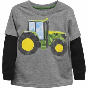 Modular Layering System Boys' Long-Sleeve Polygon Tractor Tee J4T136HT