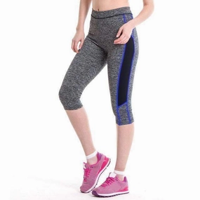 New Arrival High Waist Fitness Yoga Sport Pants Stretch Cropped Leggings Outdoor Fitness Pants#20 NonBinding Waist