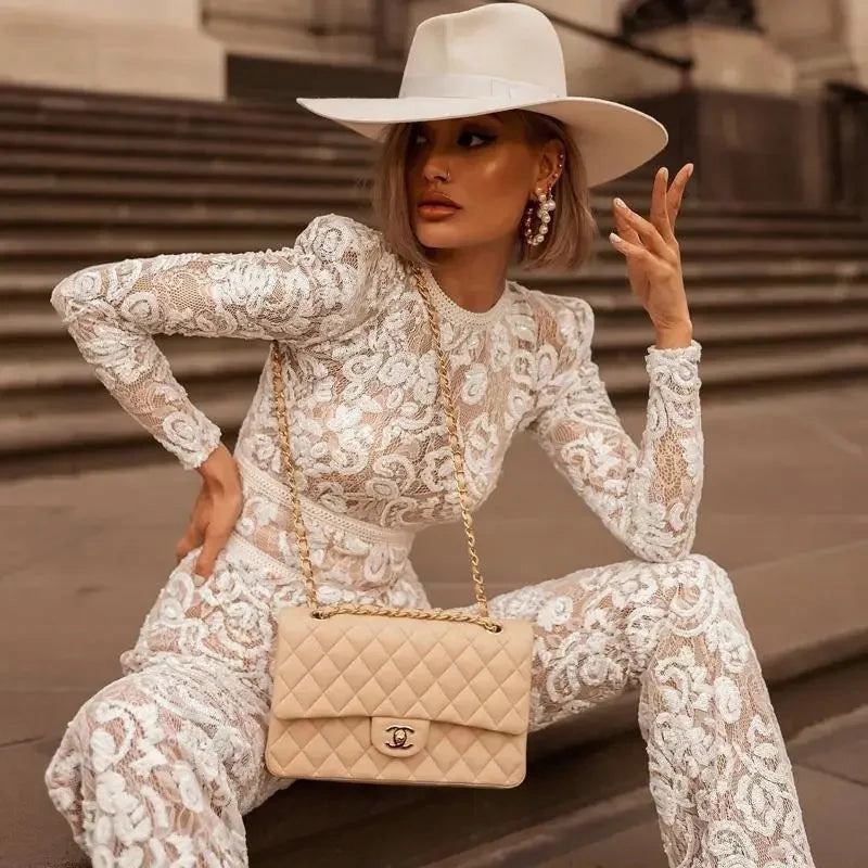 Luxury Celebrity Jumpsuits Sporty Student