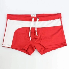 Moderate Coverage Cut Lightweight Fabric NIBESSER Brand Fashion Flat Underwear Men Board Shorts Patchwork Quick Dry Summer Beachwear Casual Shorts Beach Shorts