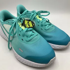 No Bulk Size 7Y: Nike Blue Glow In The Dark Lace-Up Sneakers -NEW W/Tag