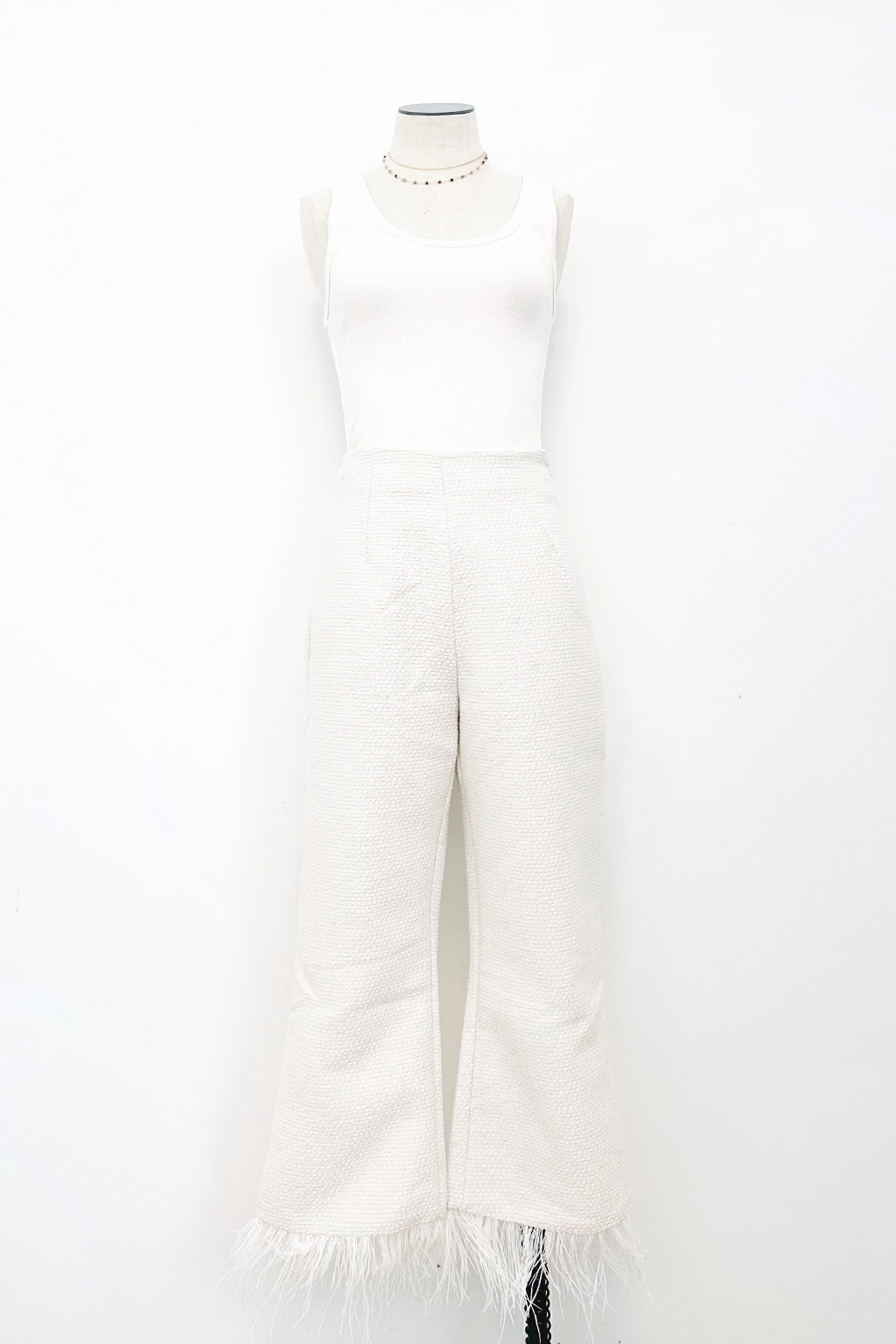 Feather Trim Pants Thermal Balance