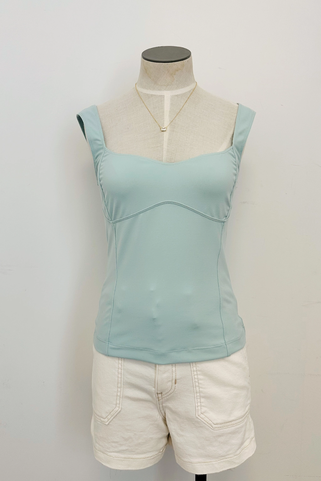 Stretch Fit Organic Cotton Blend Somewhere Sometime Cami