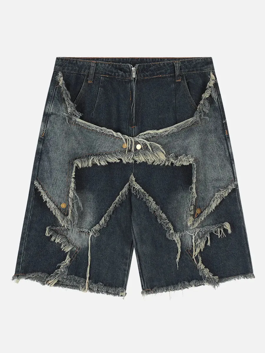 Reinforced Hemline Short Denim T-BuckStar