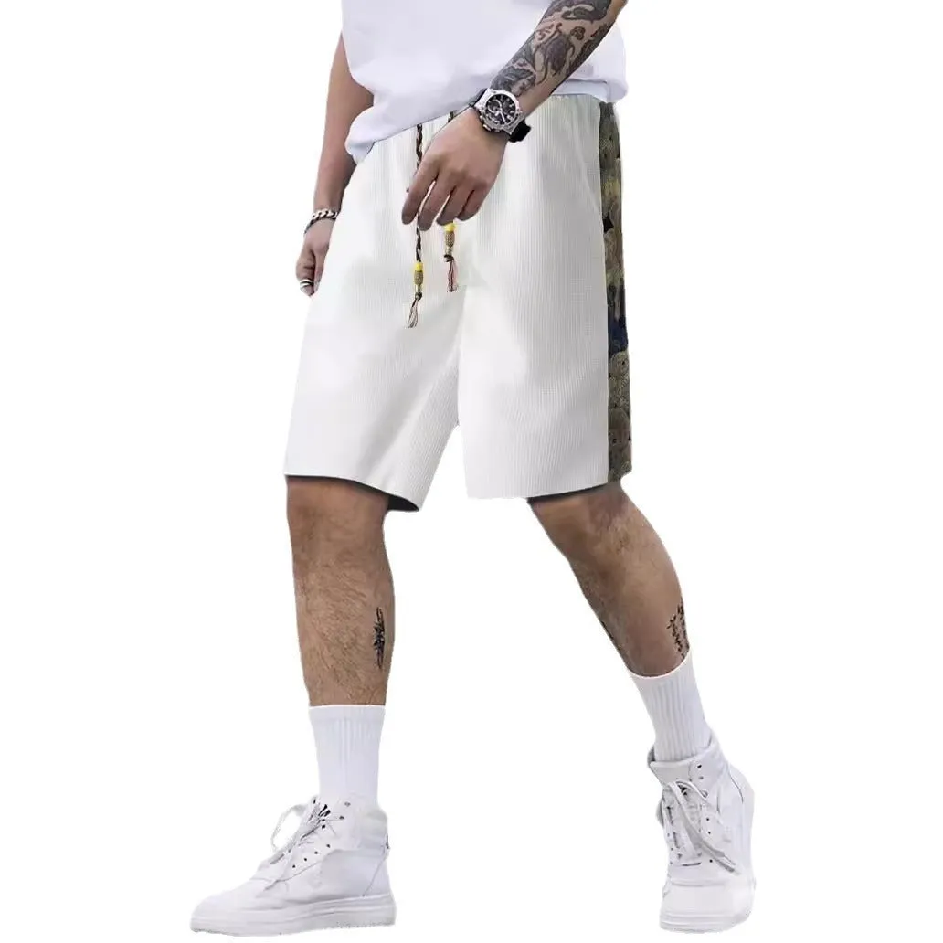 Gothic style Active Mode Men's Fashion Casual Breathable Shorts