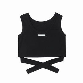 youth trend Women's Street Fashion Special-interest Design Short Strap Vest