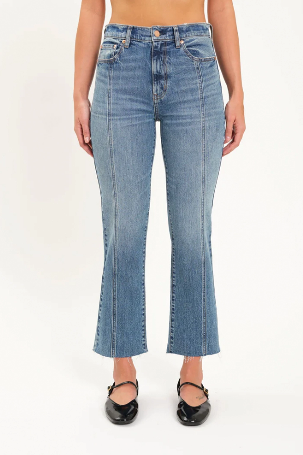 Flexible Waist Flawless Fit Shy Girl HR Crop Flare