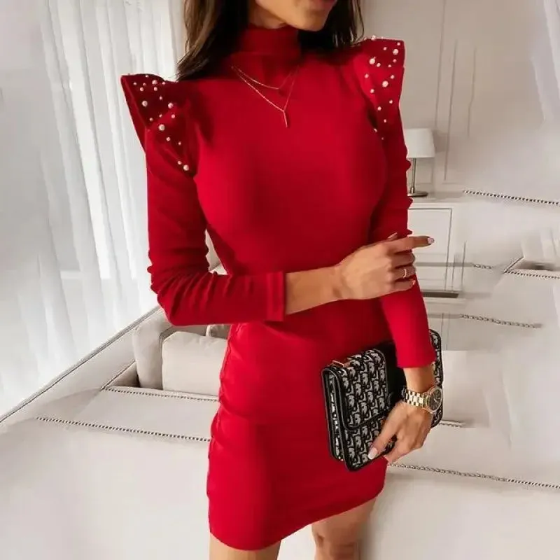 Ruffles Autumn Dress Lounge Wear Coastal Chic