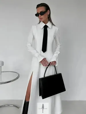 Casual Shoes Warm Knit Slim White Office Dress