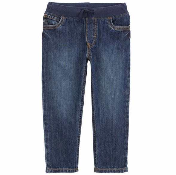 Boys' Pull-on Denim Pants 2R061610-463 Reflective accents AntiBacterial Coating