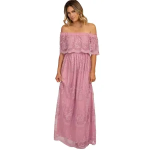 Night Party Slim-fit Off Shoulder Maxi Dress for Women