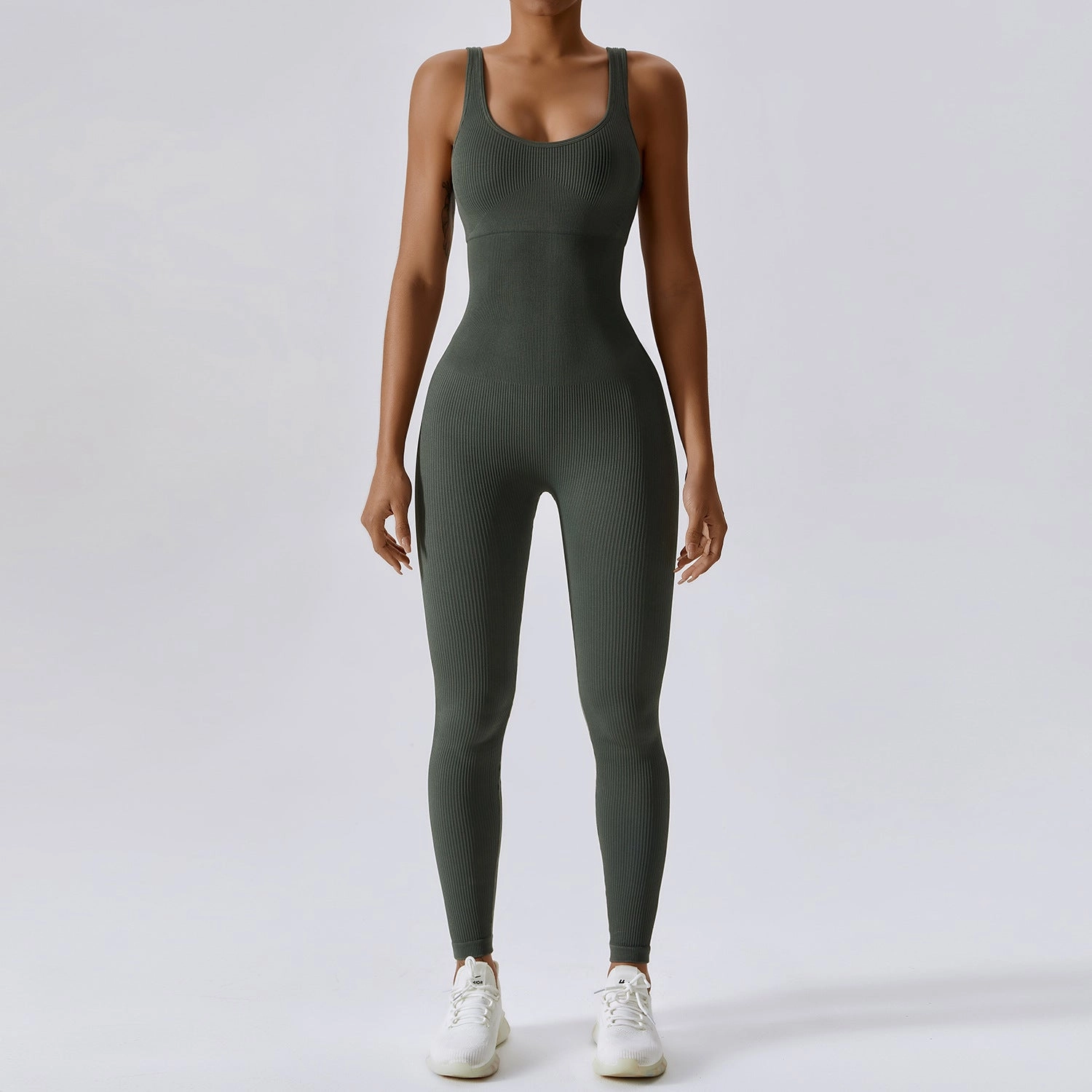 Versatile Festival Sporty Travel One-piece Yoga Suit Abdominal Slimming Exercise Elastic Tight