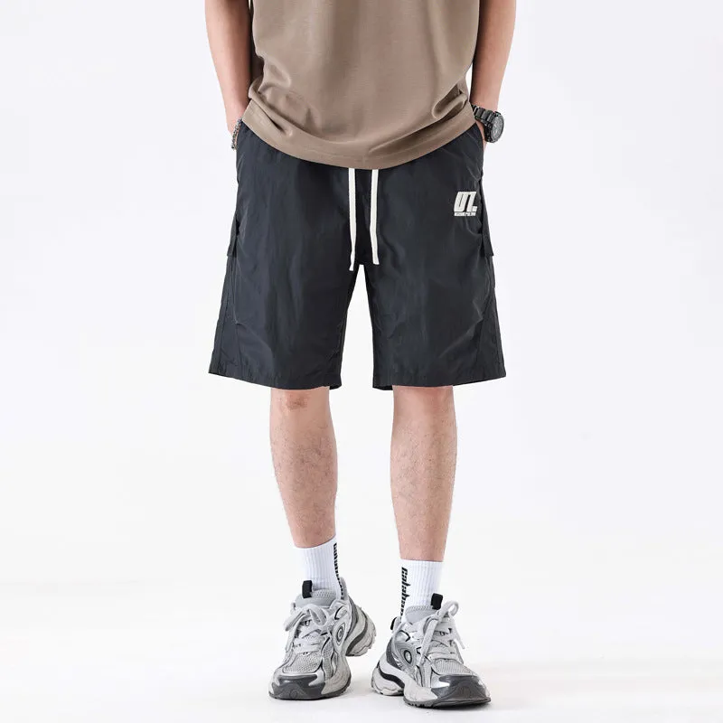 Abrasion Dispersing Weave Flexible Stitching Outdoor Mountaineering Loose Sports Fifth Pants