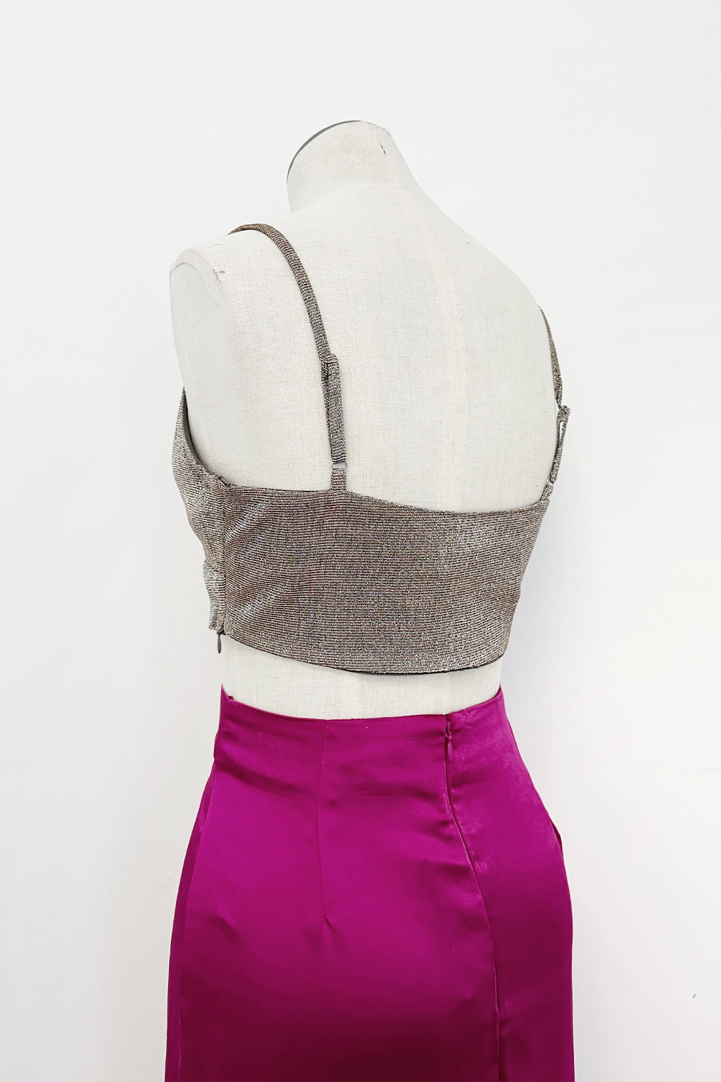 Shine Bright Glitter Bralette Microfiber Material