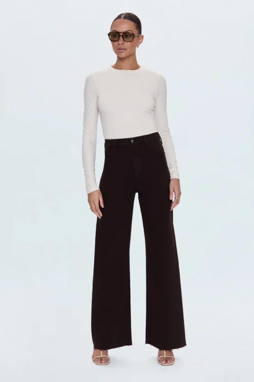 Penny High Rise Wide Leg Jean Odor control featherlight