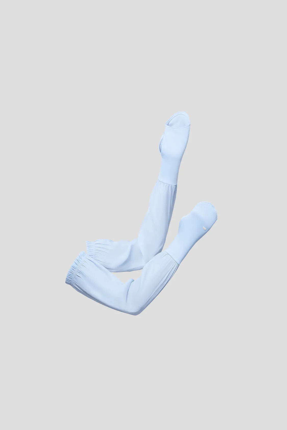 Heat Regulating Fabric Hidden Pocket Design Pepla - Women's Sun Protection Arm Sleeves with Fingerless Gloves UPF50  All Day Support