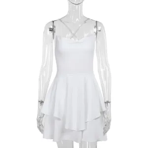 Flowing Texture Socialite Style Fashion Temperament Wrinkle Dress Women