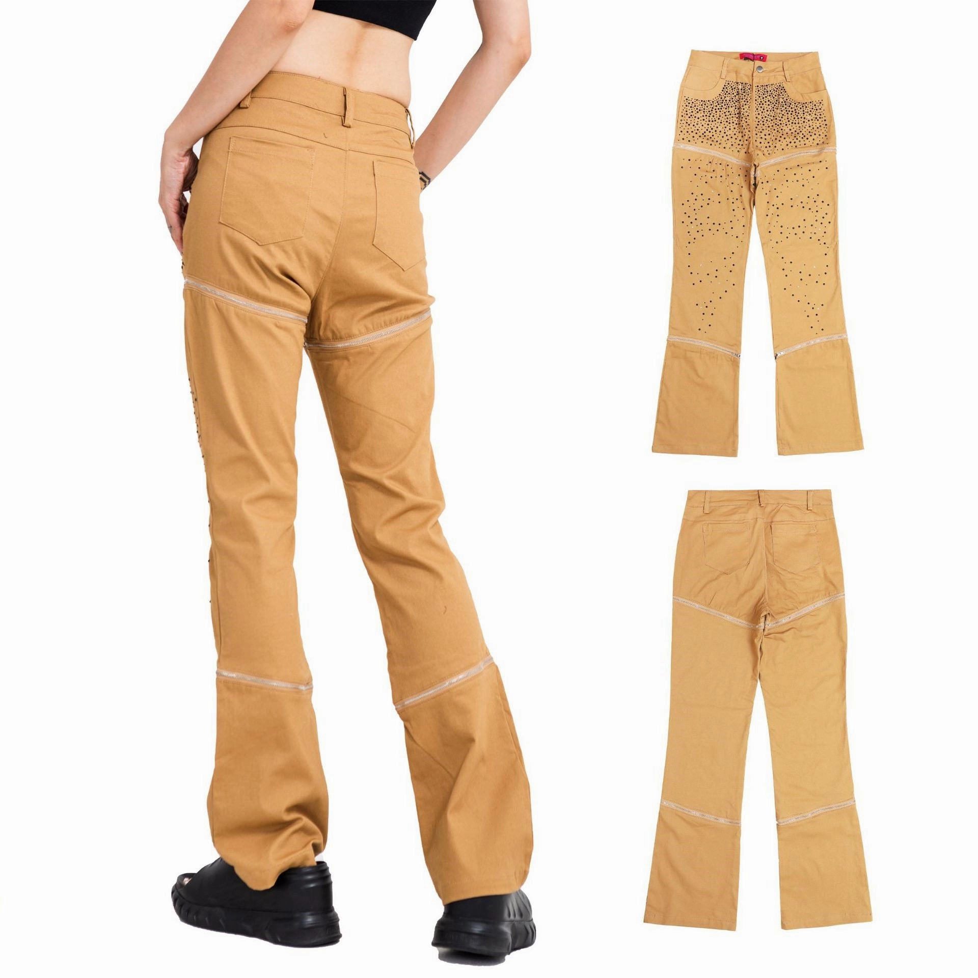 Fashion Micro Horn Casual Trousers For Women Suitable Outfit