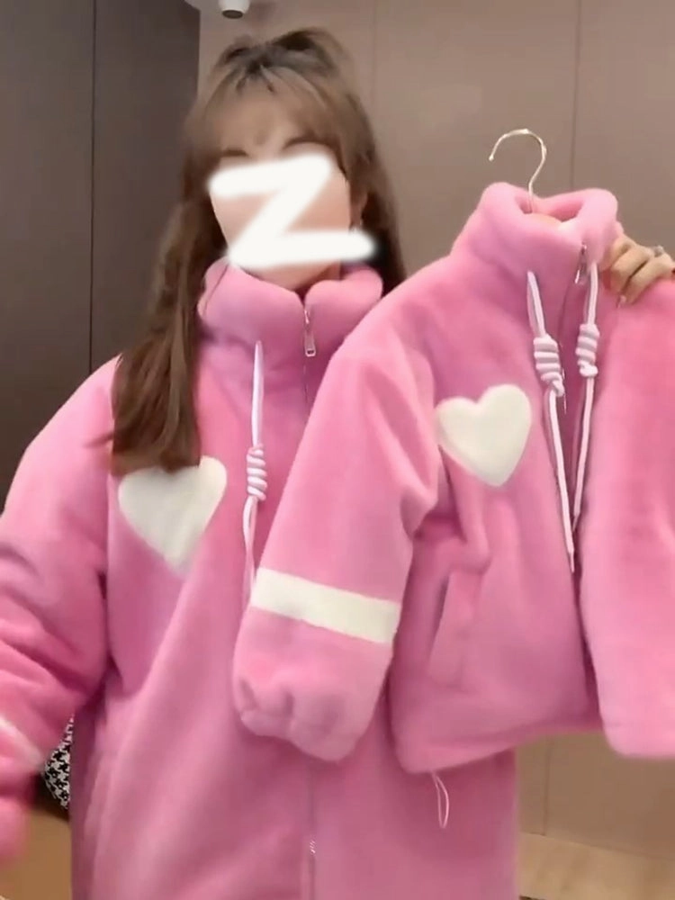 Pink Love Fried Street Different Parent-child Clothes Global fashion