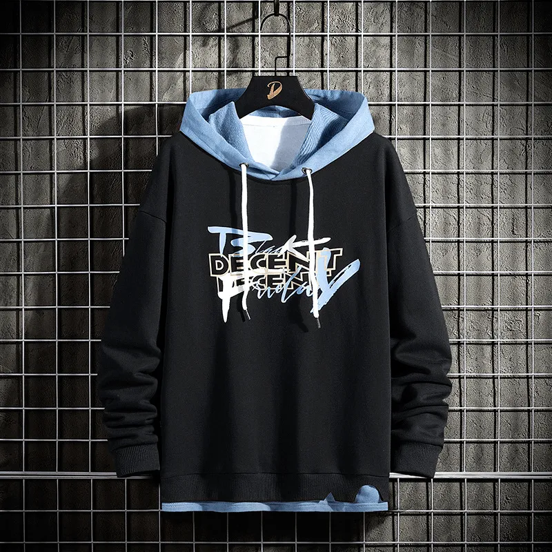 product personalization creativity Trendy Brand Men'S Sweater Hooded Jacket Japanese Youth Personality Sweater Casual Clothes