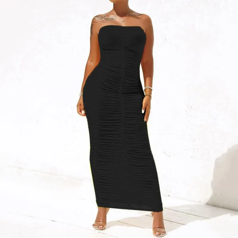Women's Bodycon Maxi Dress Travel Staple Airy Fit
