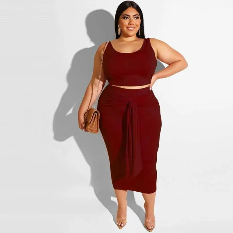 Plus Size Two-Piece Dress Coastal Soft
