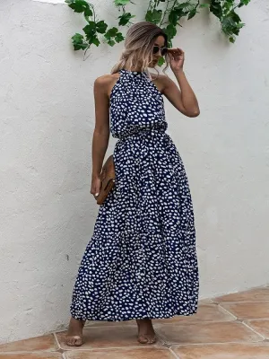 Floral Printed Long Dress Light and Comfortable Premium Look