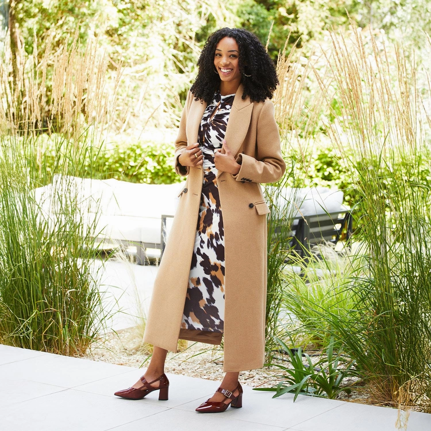 Chloe: Chestnut Patent Flexible Torsion System Everyday