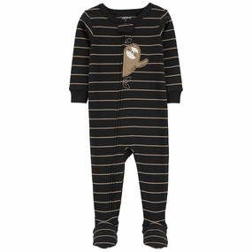 Eco friendly materials Boys' 1-Piece Sloth Footie Pajamas 1O582010