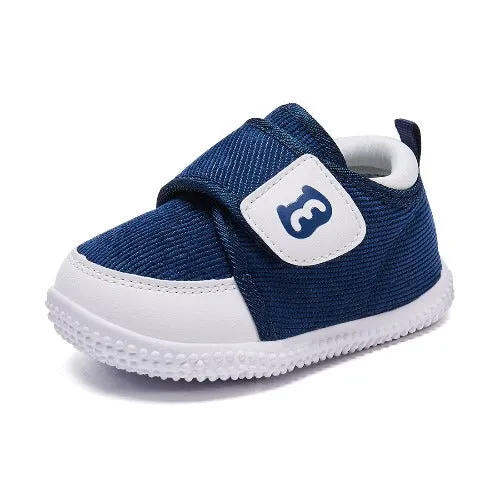 Stretch Gusset Velcro Line Fleece Winter Warm Non Slip Sneakers First Walkers | BMCiTYBM