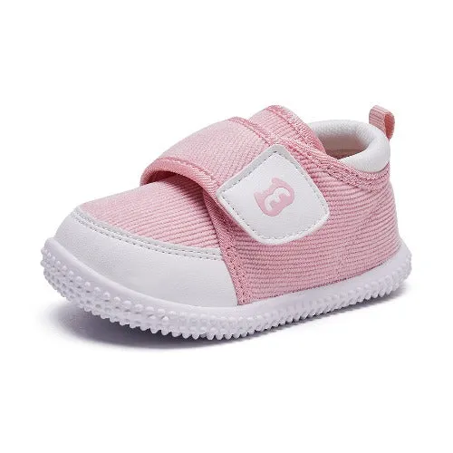 Glam shock absorption Ergonomic form Velcro Line Fleece Winter Warm Non Slip Sneakers First Walkers | BMCiTYBM