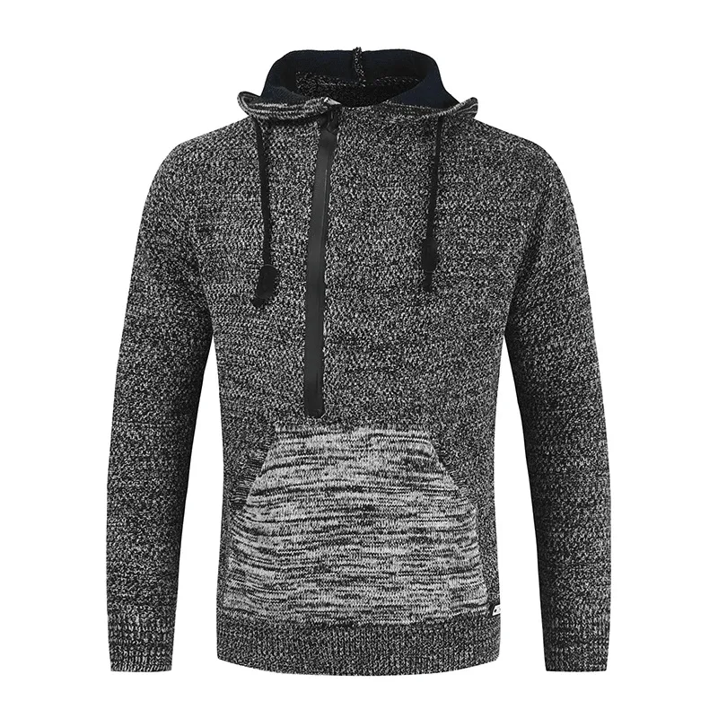 Printed Hooded Pullover round Neck Long-Sleeved Sweater product urban fashion sense Errand Ready