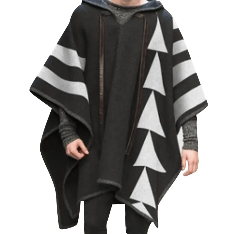 Ultra Lightweight Design Chill Commute Fit Men'S Casual Hedging Print Hooded Trendy Coat Jacket Men