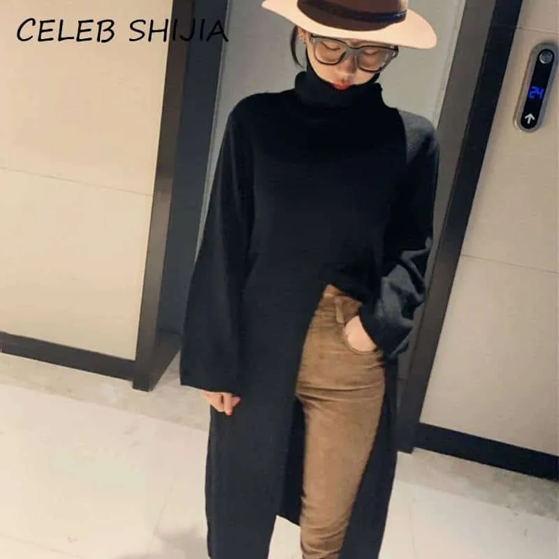 Women's Turtleneck Woolen Dress Elegance Glow