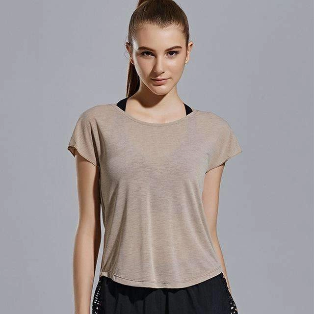 Modular Layering System Quick Dry Open Back Workout Yoga Top