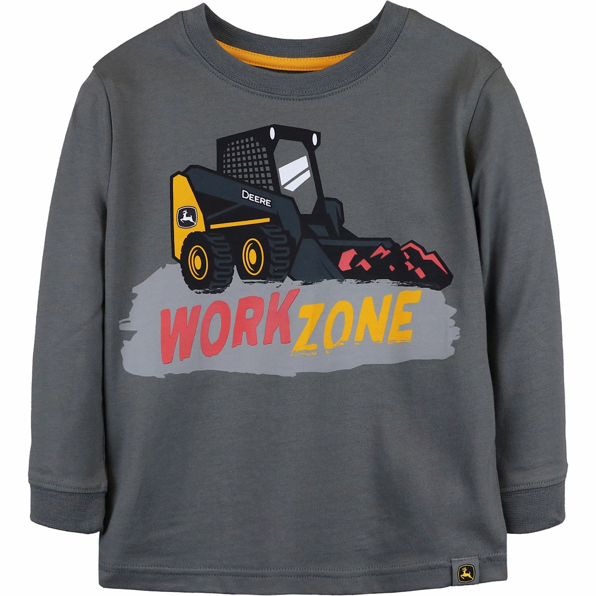 LowImpact Manufacturing PlacketDetail Toddler Boys' Long-Sleeve Work Zone Tee J4T549HT