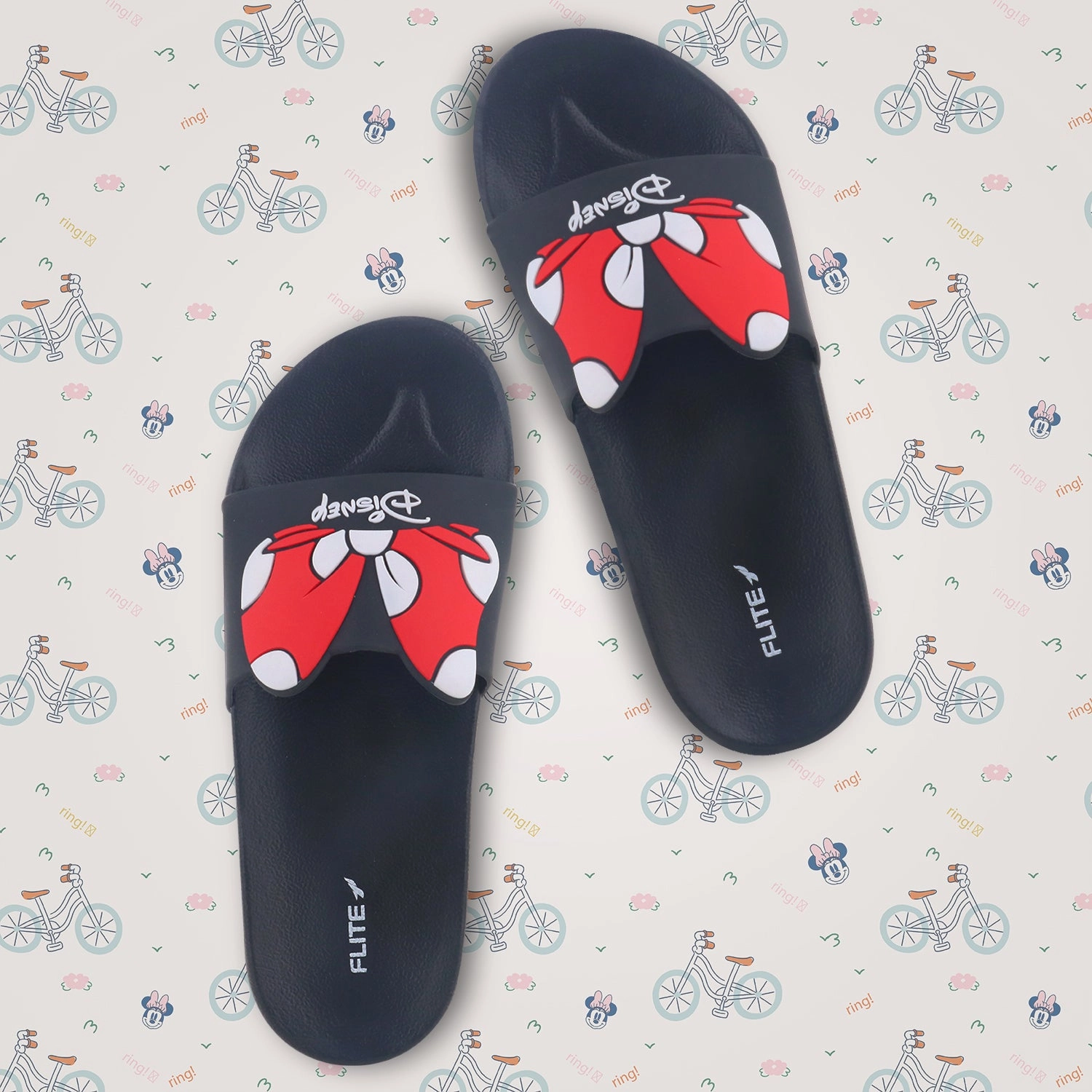 White Clean FLITE Slip-Ons for Kids FLK 3006