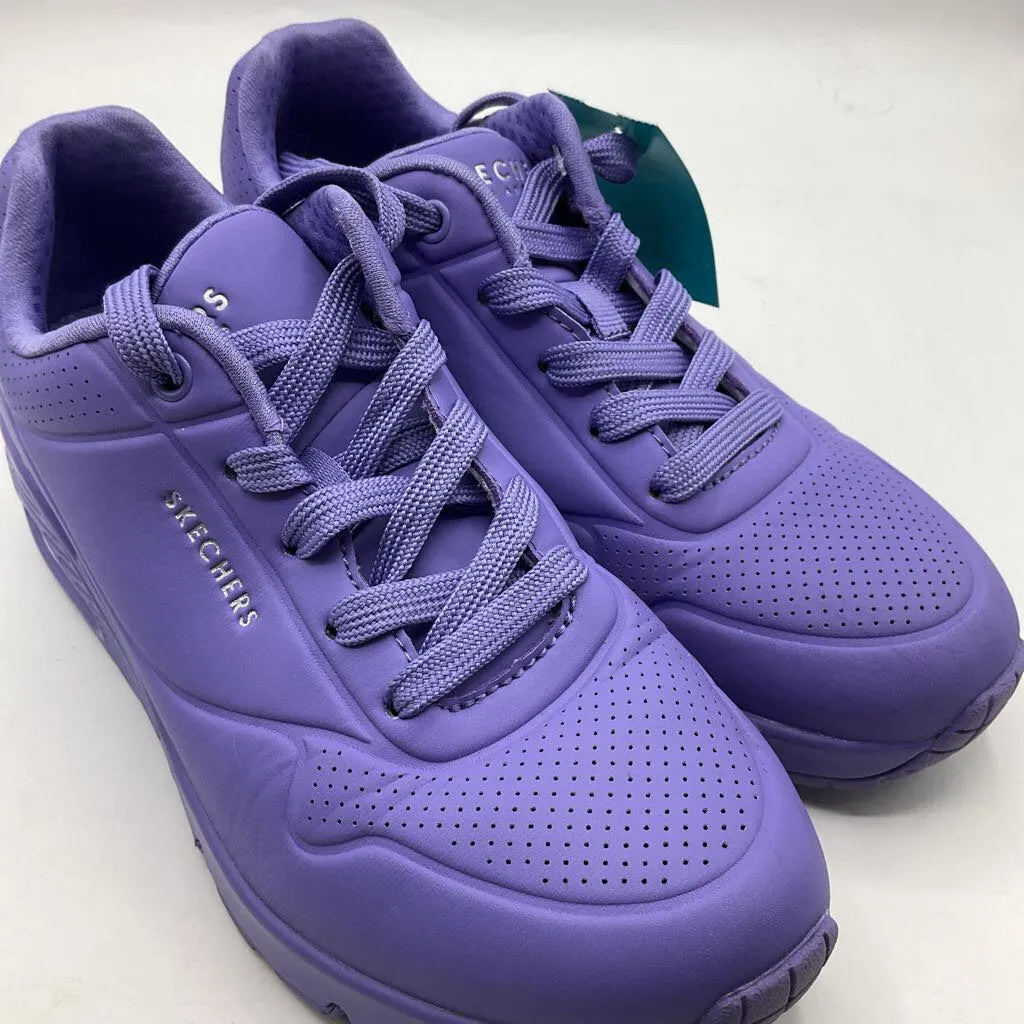Size 6Y: Sketchers Purple Lace-Up Sneakers Smart Lifestyle