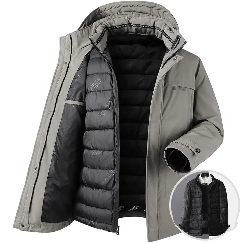 NonBulkyLayering Men'S Cotton Middle-Aged Father Winter Thickened Jacket