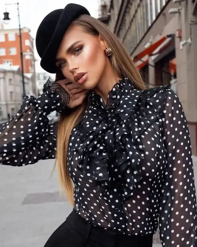 Future Edge Polka Dot Bodysuit