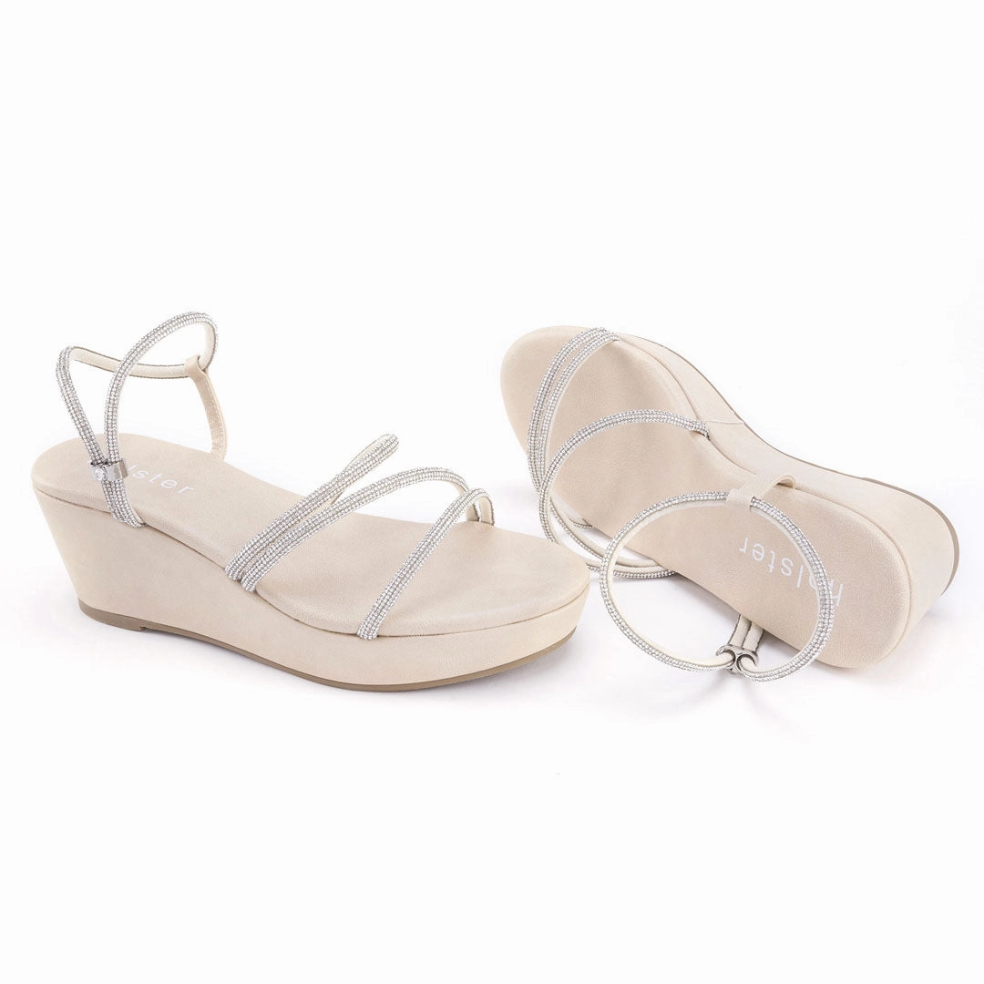 Love Pick Vivacious Wedge - Beige