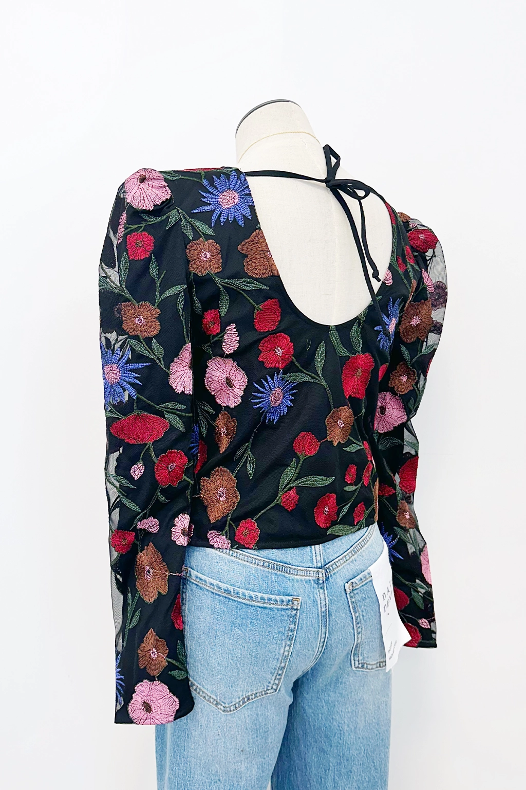 Layered Look AntiStaticLining Cobain Mesh Top