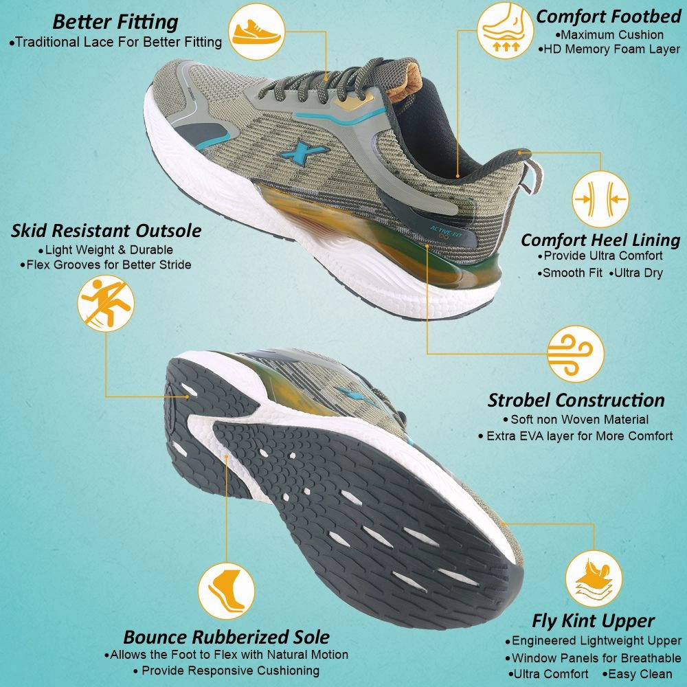 Running Shoes for Men SM 951 Responsive Feedback
