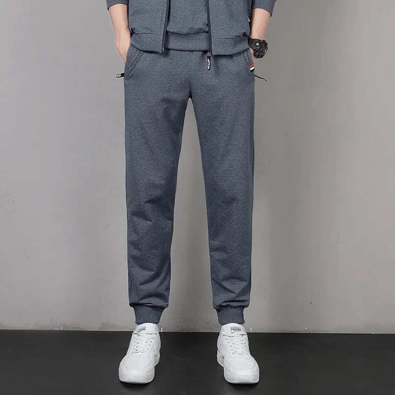 Spring and Autumn Men'S Casual Leggings Pants Loose plus Fat plus Size Cozy Style