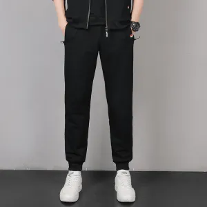 Spring and Autumn Men'S Casual Leggings Pants Loose plus Fat plus Size Performance Fit Sporty Appeal