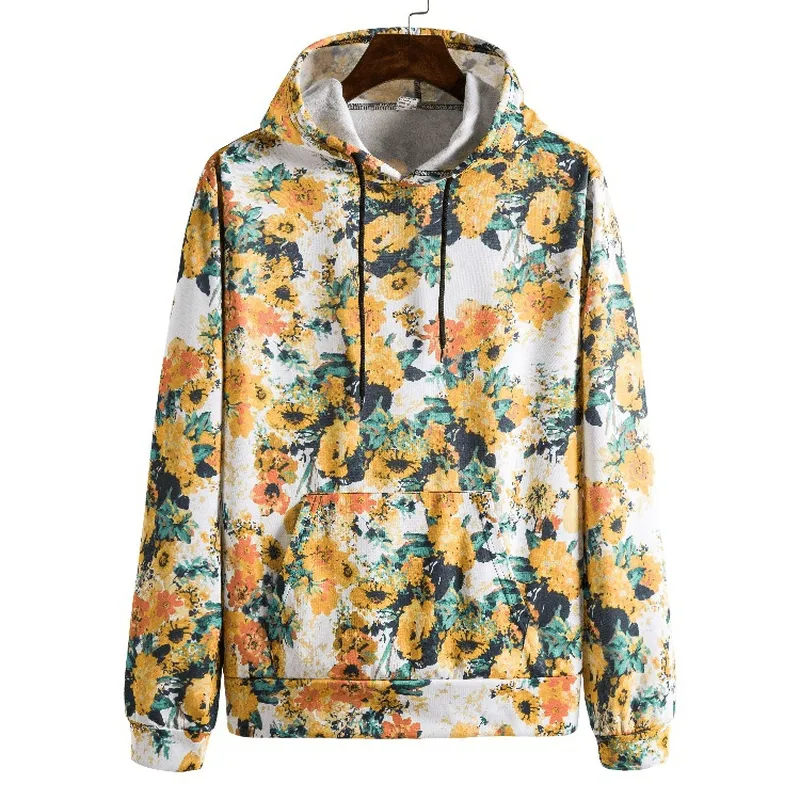 Travel Sporty Stylish Comfort Digital Printed Retro Ethnic Style Men'S Sweater