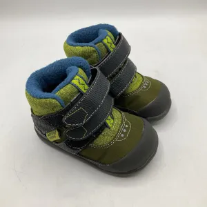 Upgraded cushioning Ankle Support Size 5: See Kai Run Atlas/GREEN Waterproof Insulated Velcro Boot Shoes NEW