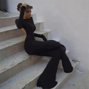 Premium Urban Stretchy Bodycon Jumpsuit