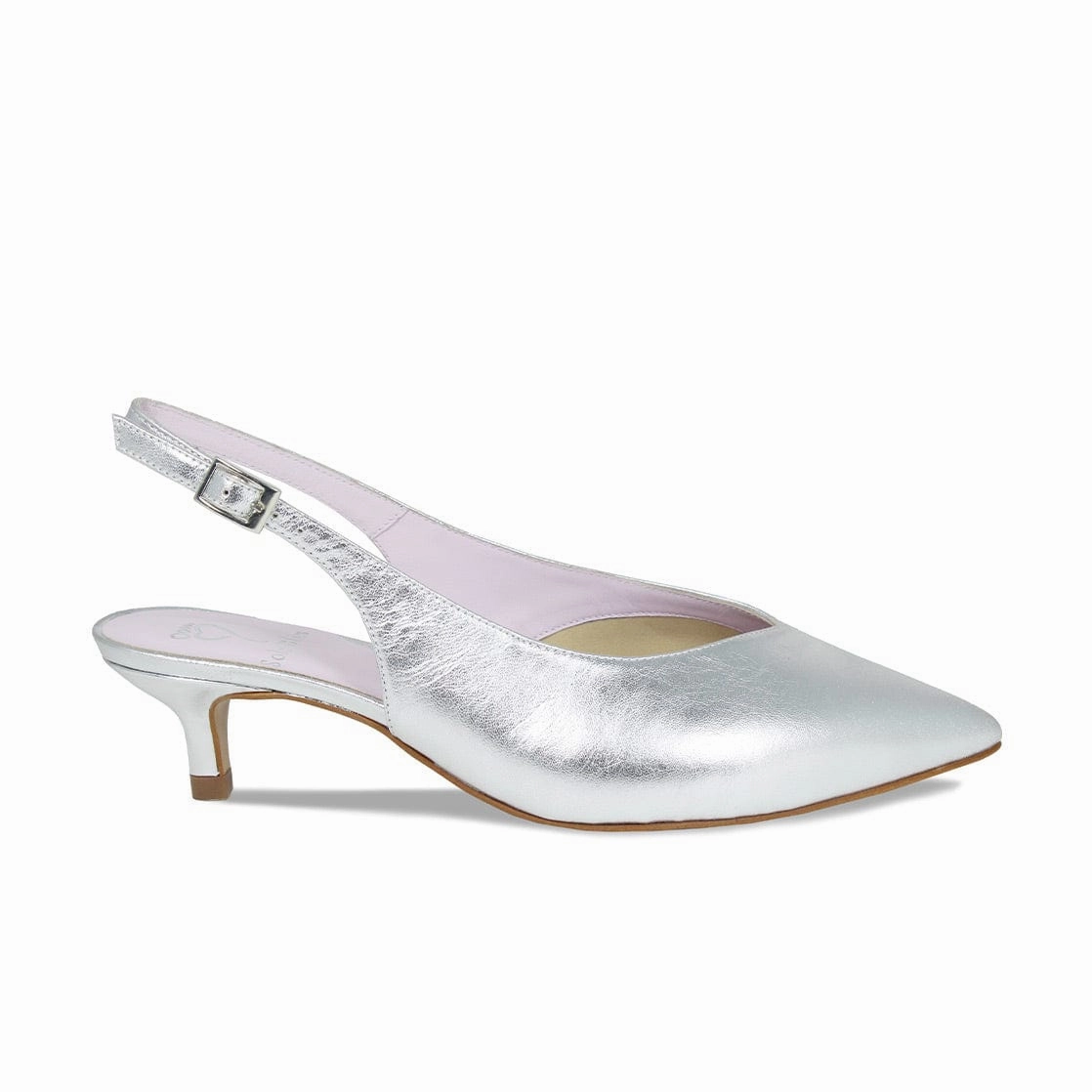 Durable Outsole anti - slip outsole Kara: Silver Leather