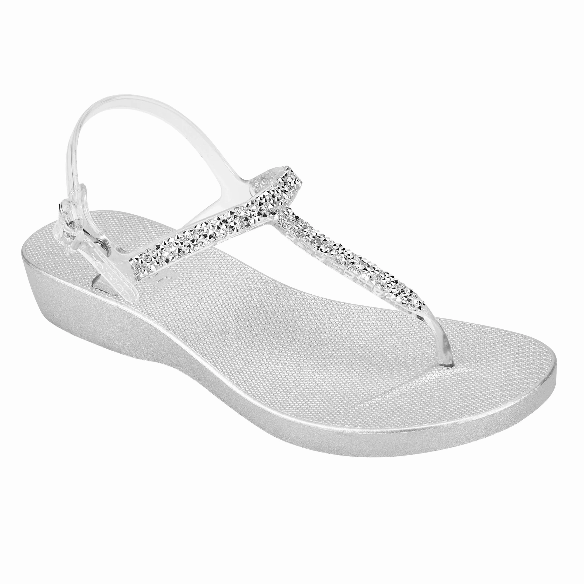 Sun Proof Street Glam Riviera Wedge - Clear